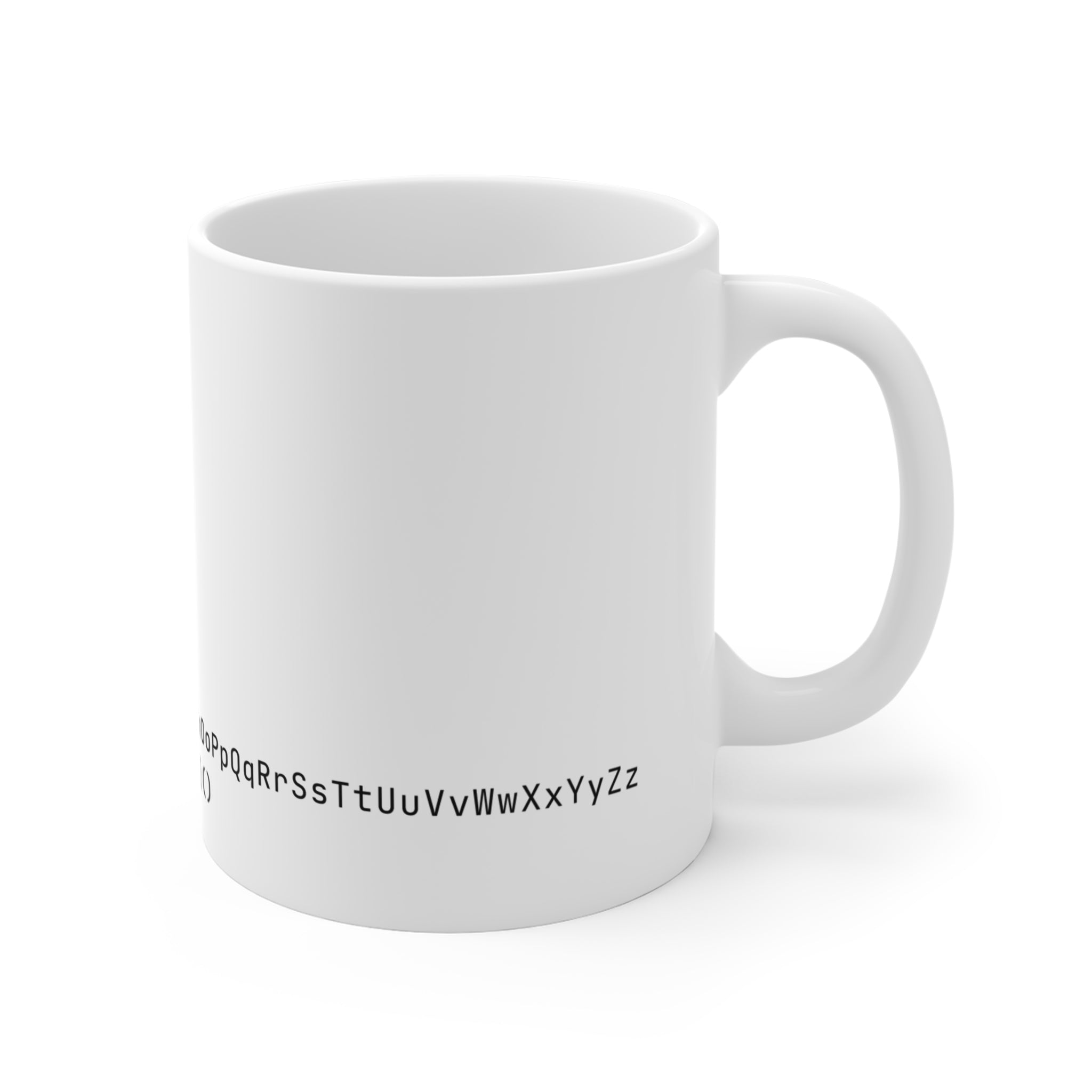JetBrains Mono Font — Font Sheet Mug