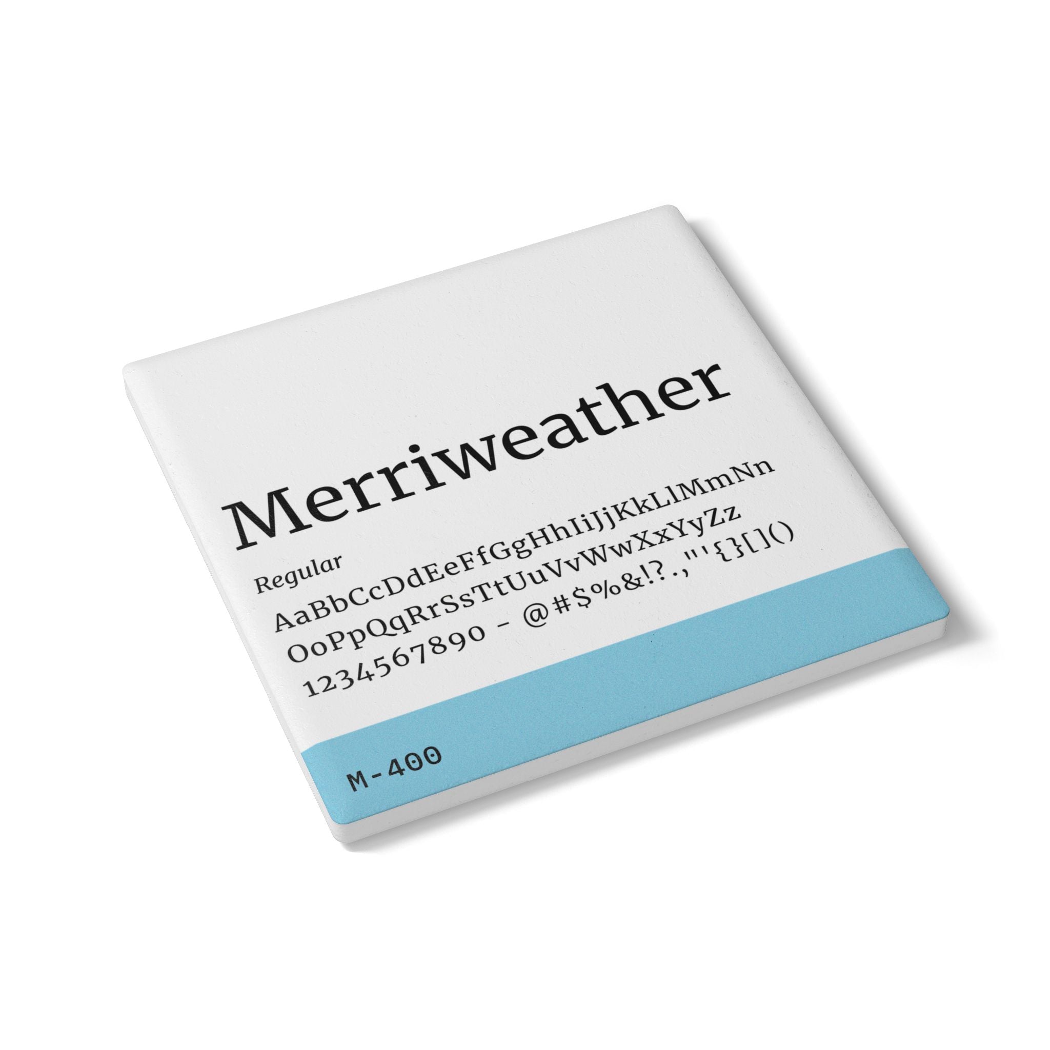 Merriweather — Ceramic Coaster