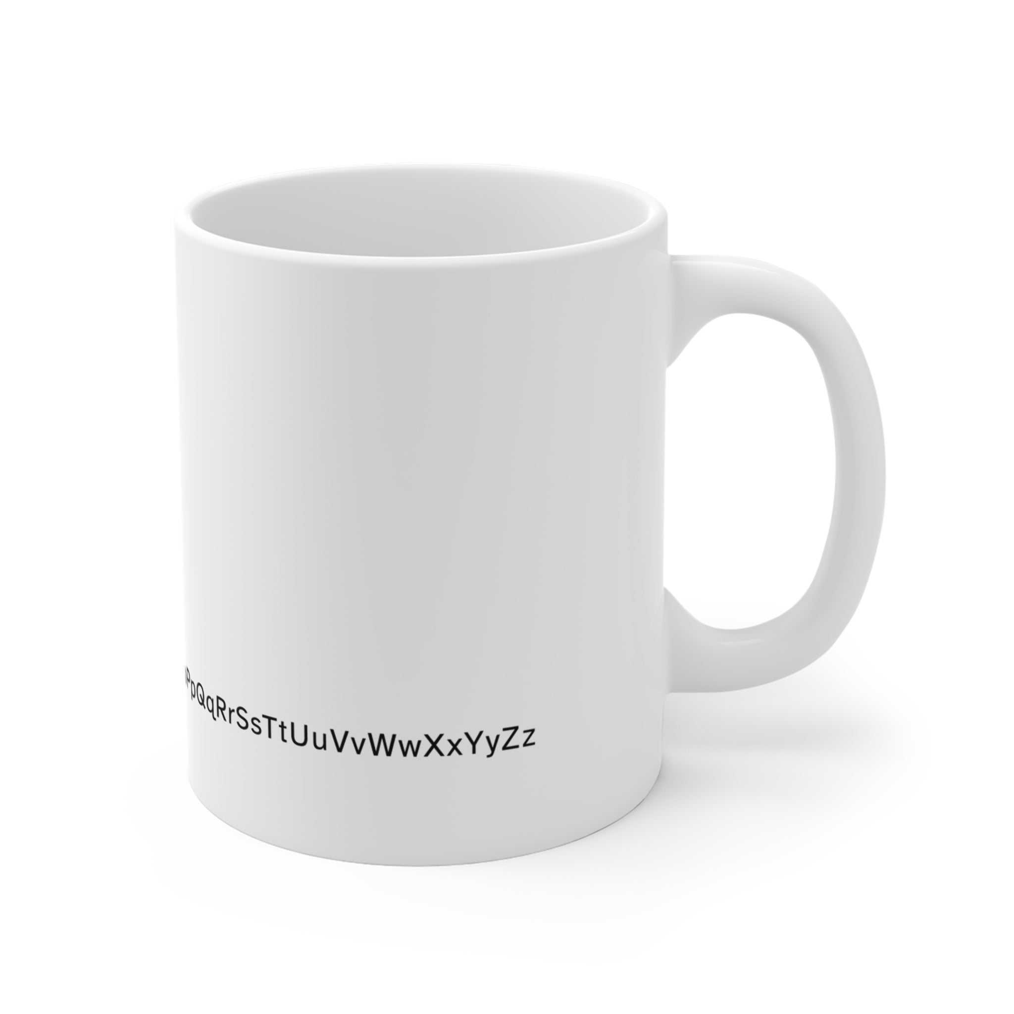 Atkinson Hyperlegible — Font Sheet Mug