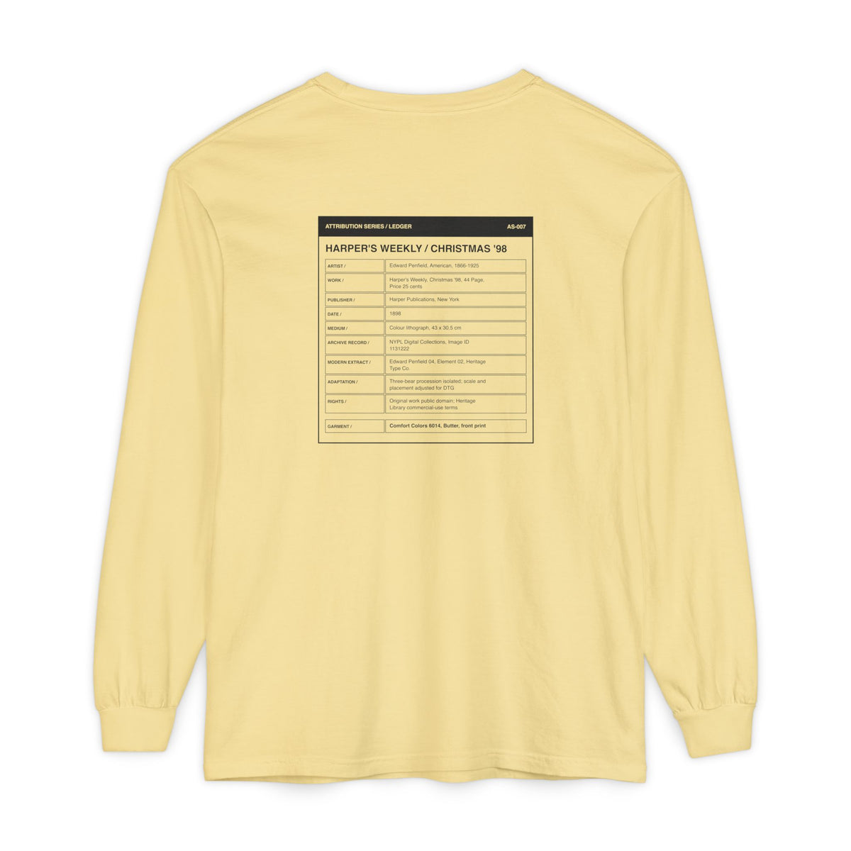 Attribution Series — Long Sleeve