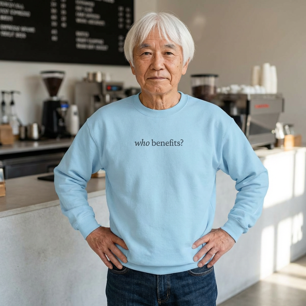 Who Benefits? — Crewneck