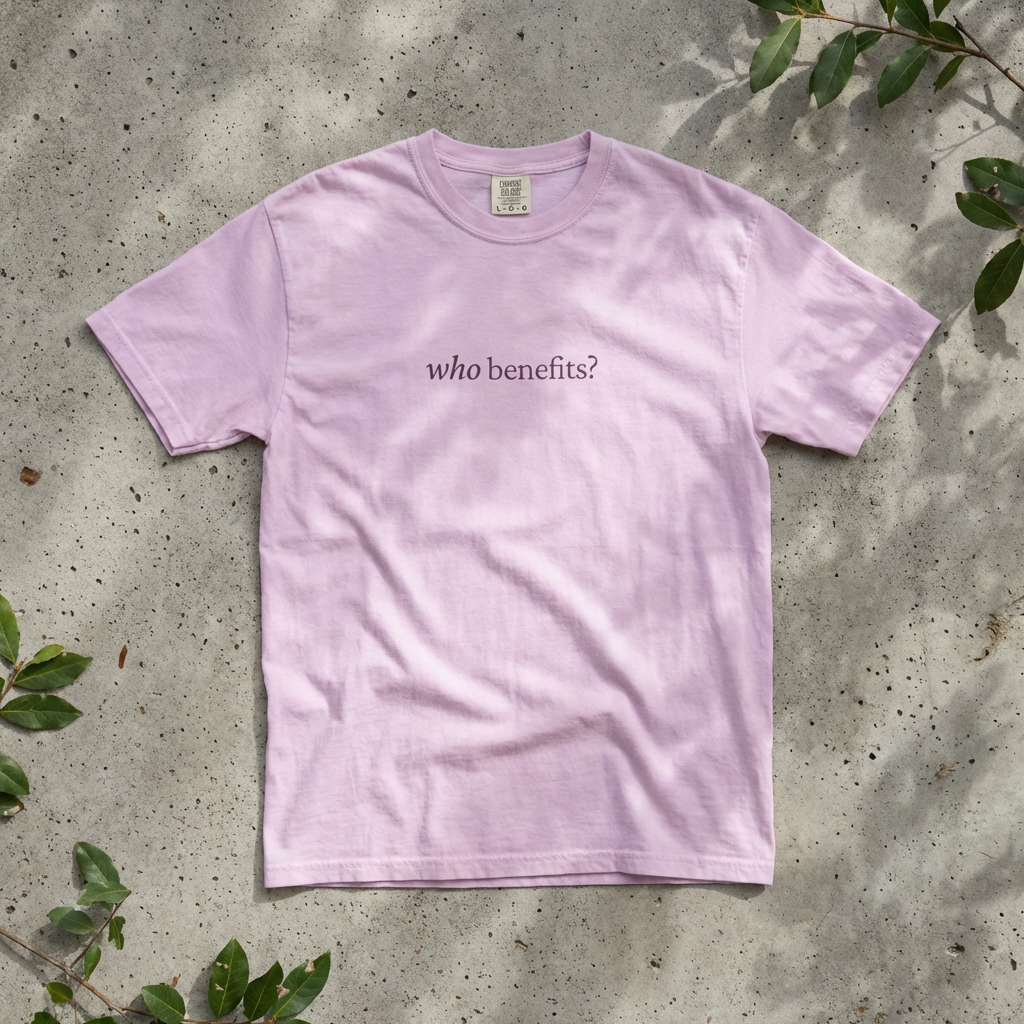 Who Benefits? — Tee