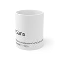 Open Sans — Font Sheet Mug