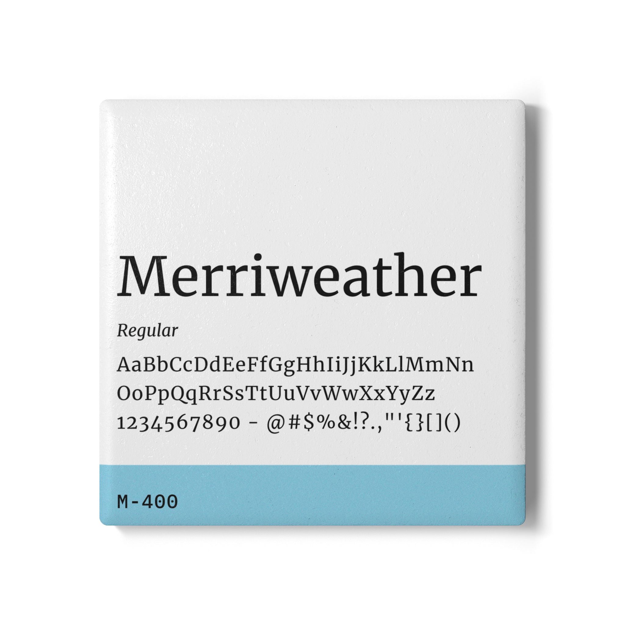 Merriweather — Ceramic Coaster