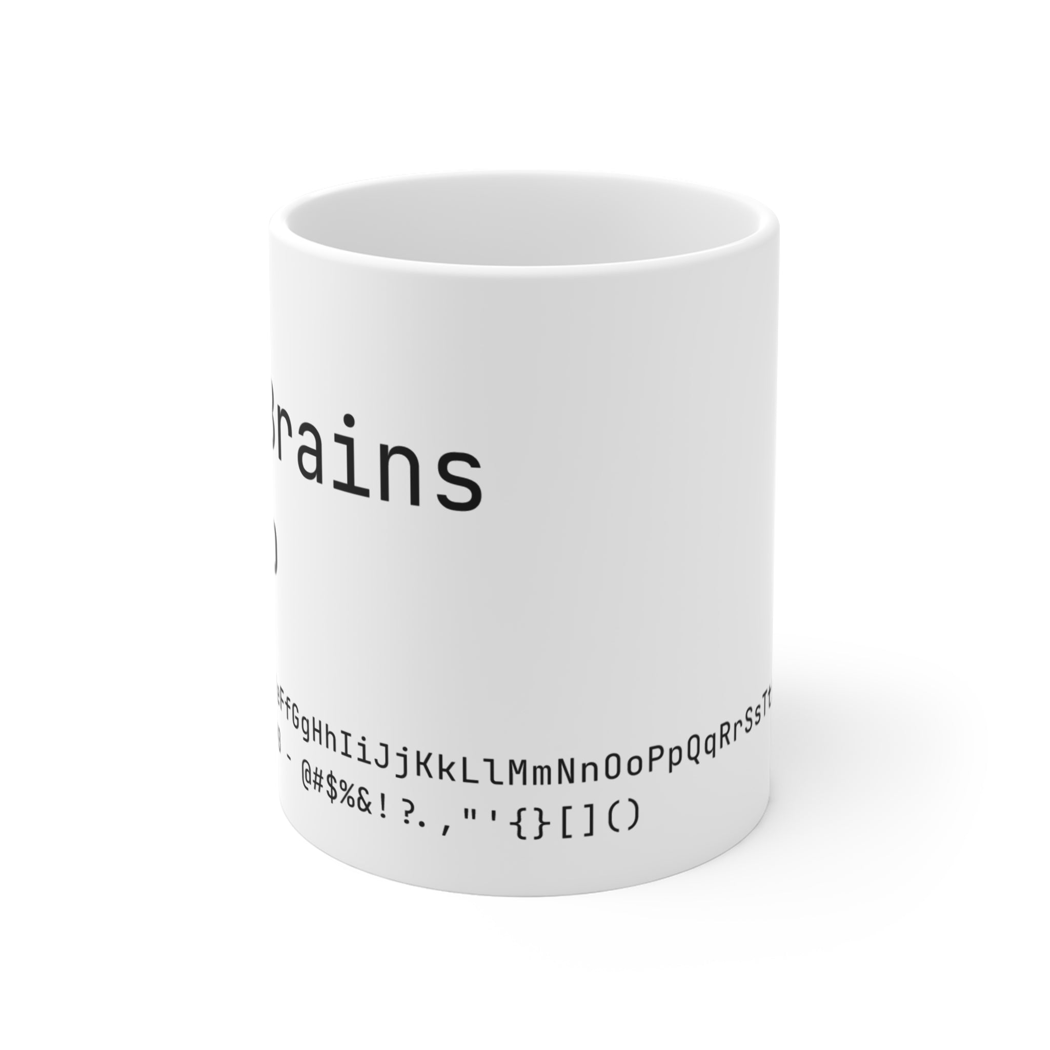 JetBrains Mono Font — Font Sheet Mug