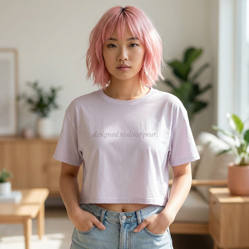 Designed to Disappear — Crop Tee
