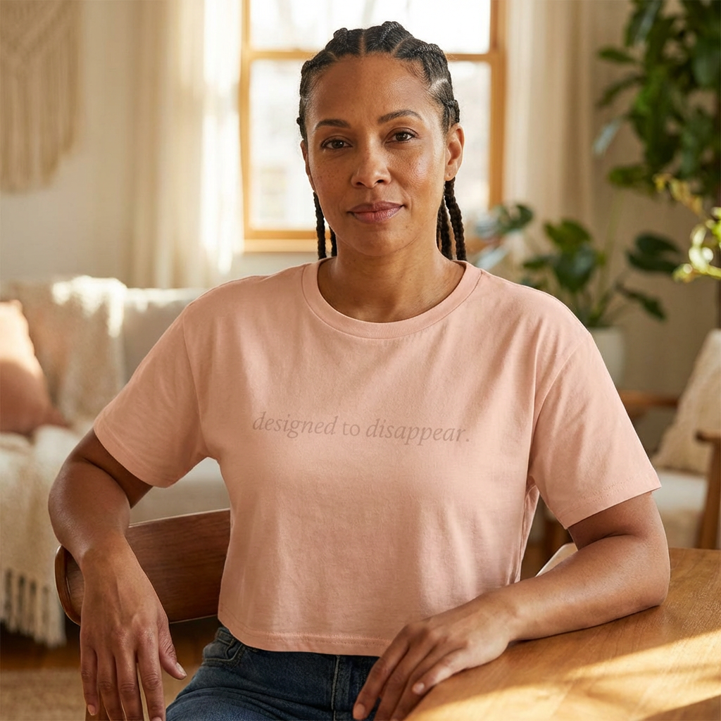 Designed to Disappear — Crop Tee