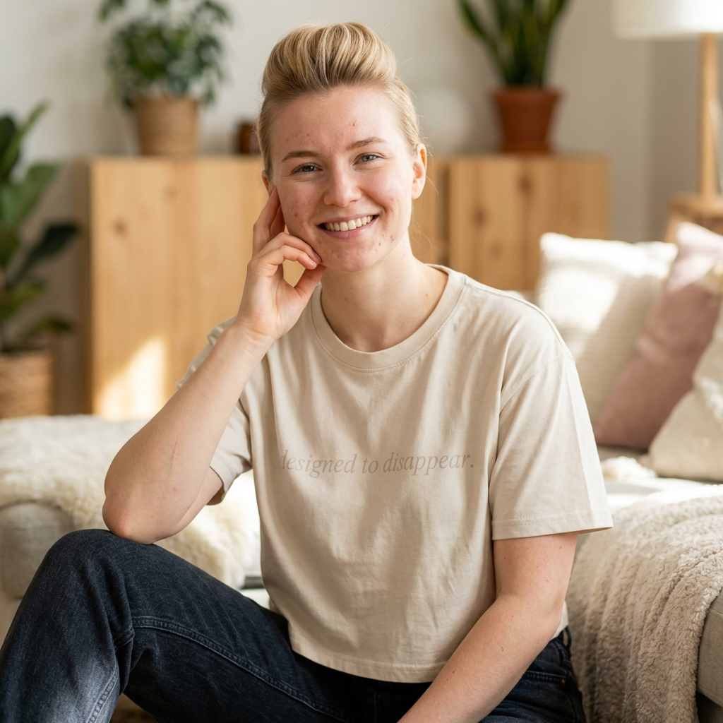 Designed to Disappear — Crop Tee